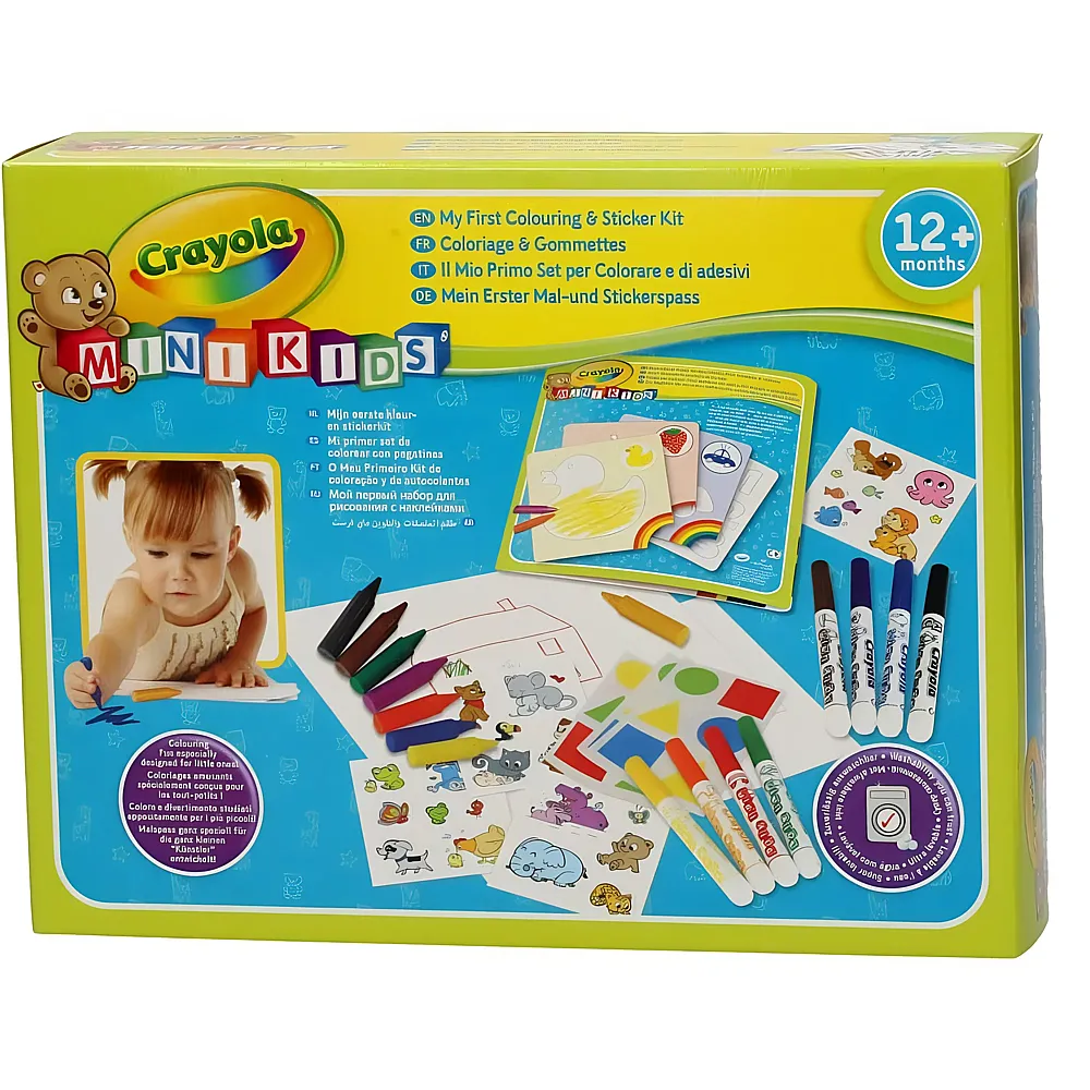 Crayola Mein 1. Mal- und Stickerspass