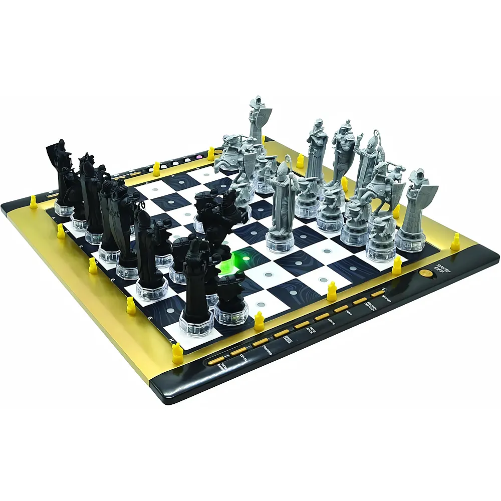 Lexibook Harry Potter Elektronisches Schachspiel mit taktiler Tastatur und Licht- und Soundeffekten, 32 Teile, 64 Schwierigkeitsgrade, Familienbrettspiel, CG3000HPLXB Harry Potter - Elektronisch A