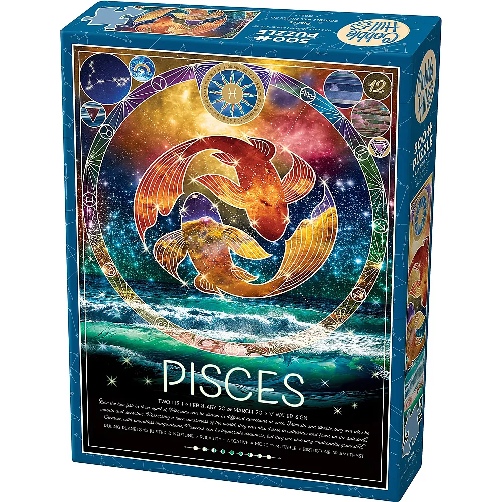 Cobble Hill Puzzle Sternzeichen Fische 500Teile