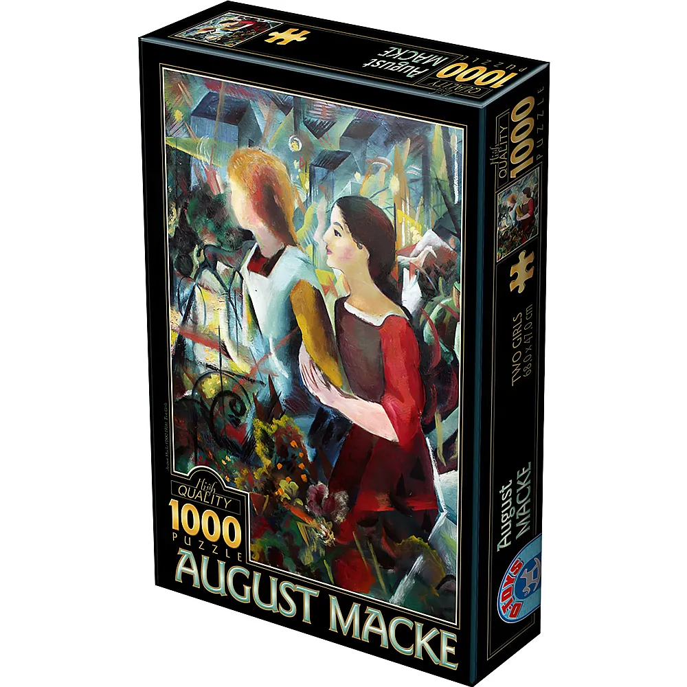 DToys Puzzle August Macke Two Girls - 1000 Teile