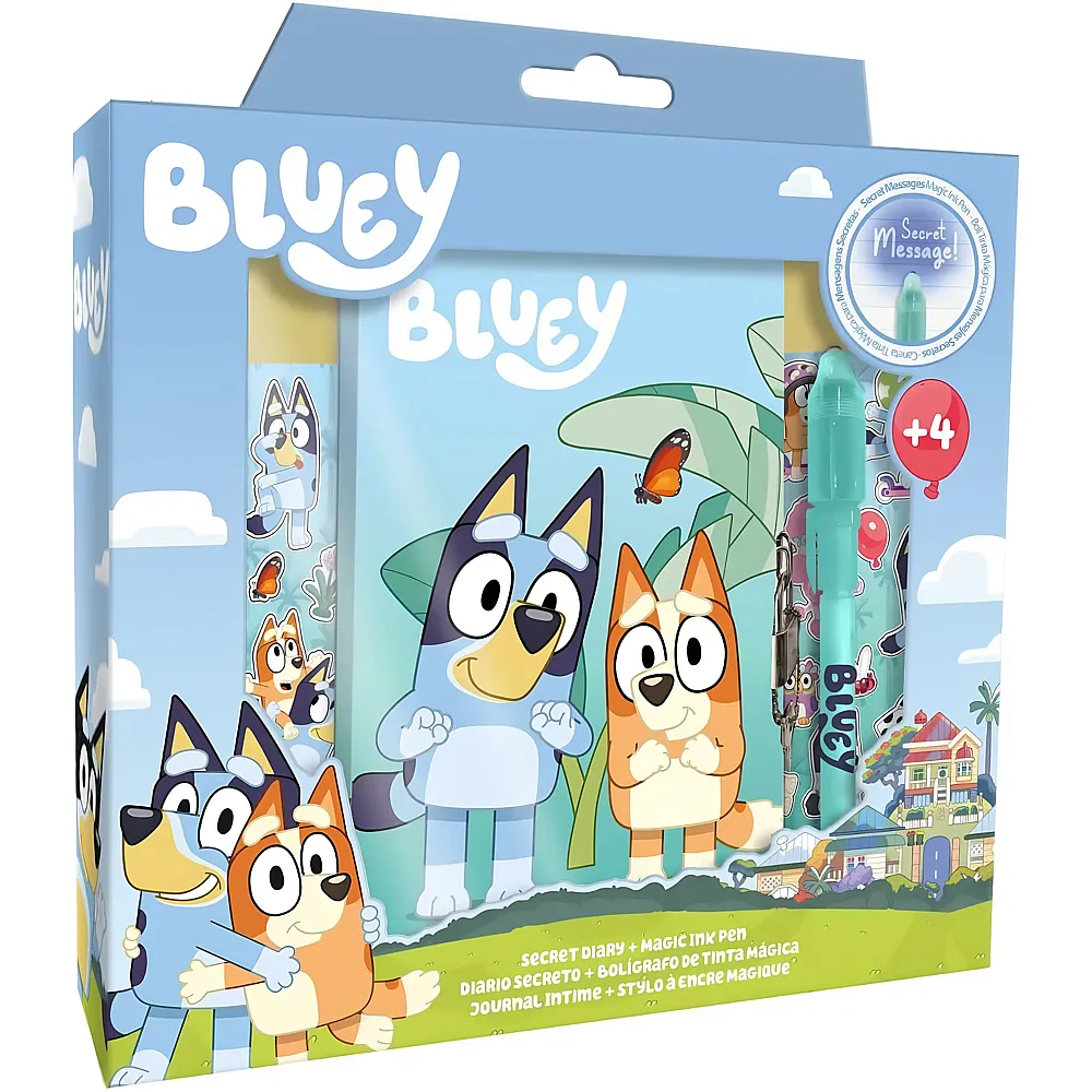 Kids Licensing Bluey Tagebuchset