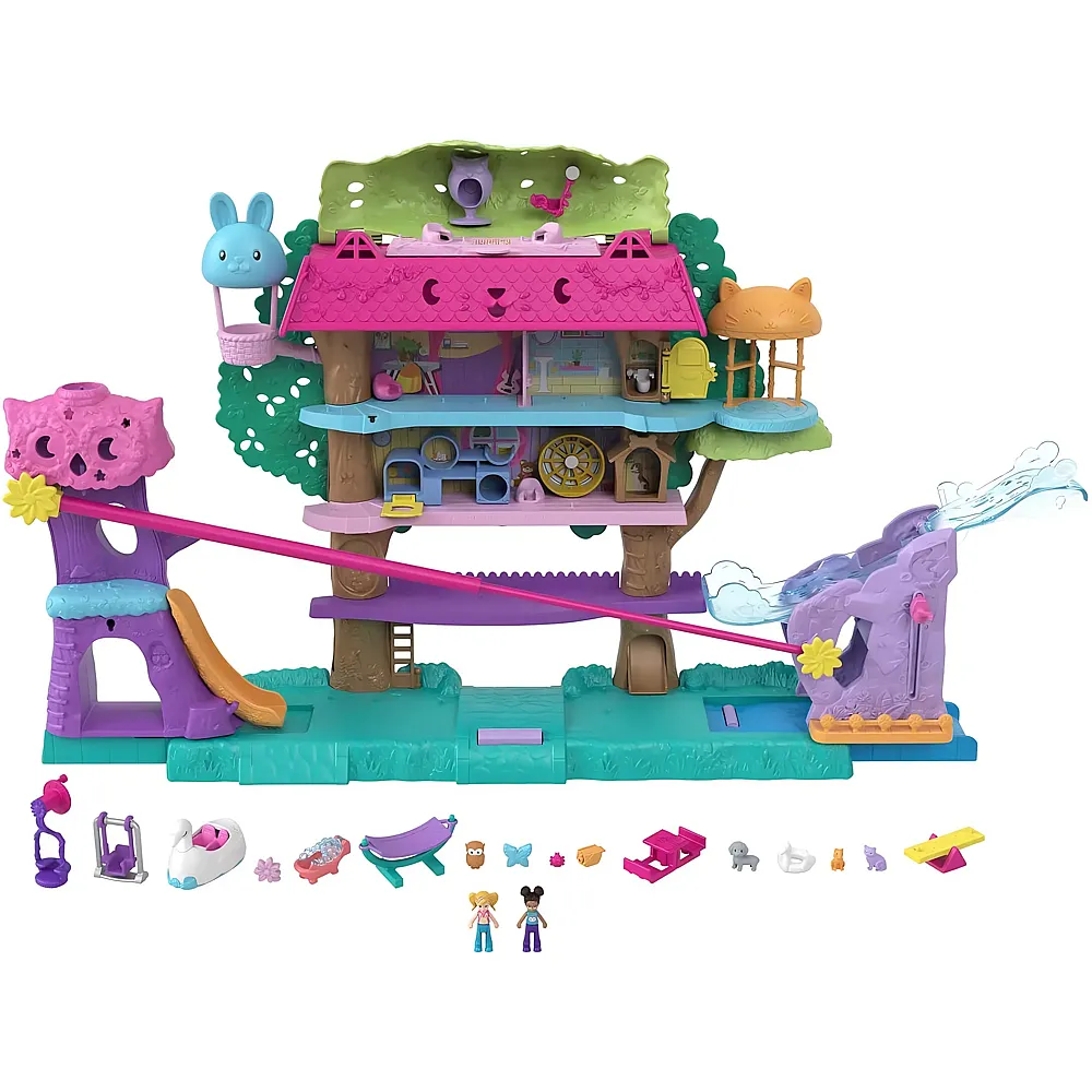 Polly Pocket Pollyville Tierparty Baumhaus