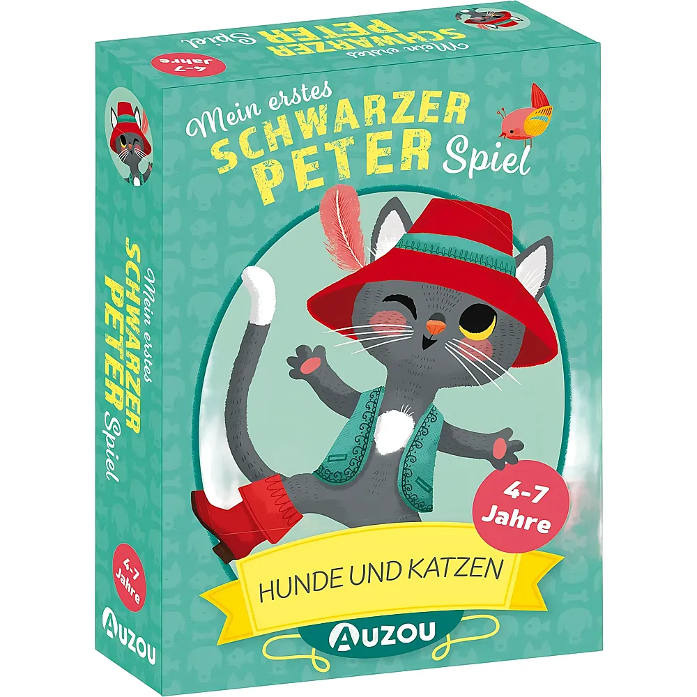 HUCH Mein erstes Schwarzer Peter Spiel - Hunde und Katzen DE