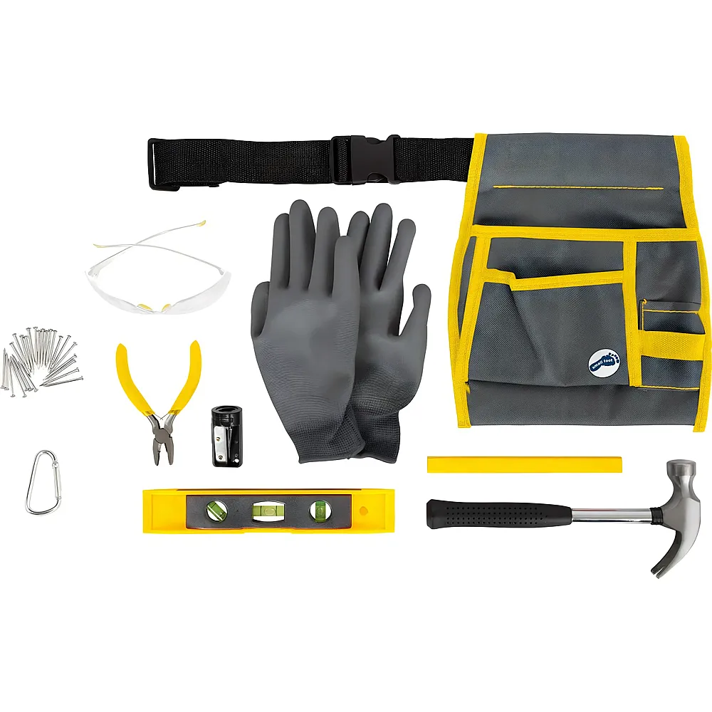 small foot Role Play Werkzeugtasche Profi mit Werkzeug - 10 Teile