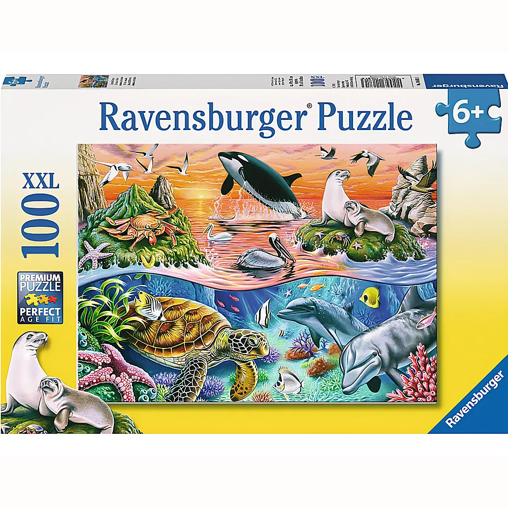 Ravensburger Puzzle Bunter Ozean 100XXL
