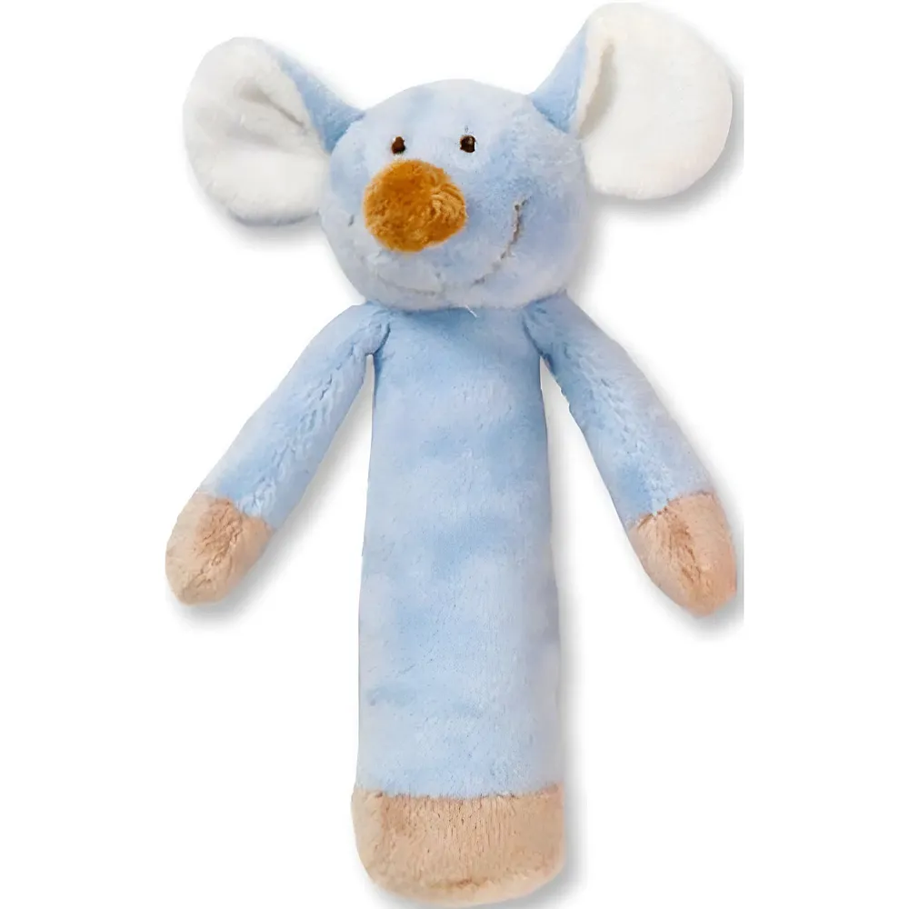 Teddykompaniet Rassel Maus Blau | Rasseln