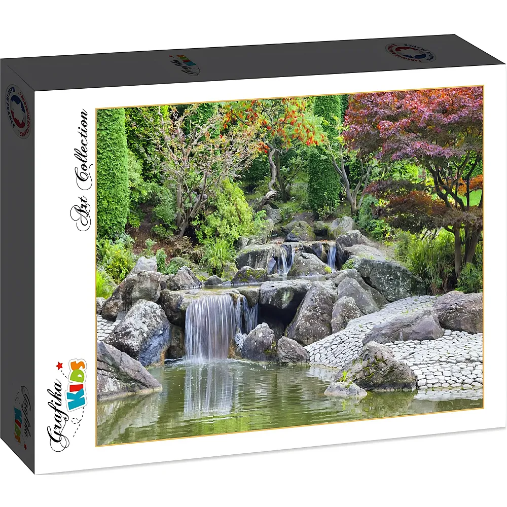 Grafika Puzzle Art Collection Deutschland Edition Grafika Kids Wasserfall im japanischen Garten, Bonn - 12 Teile