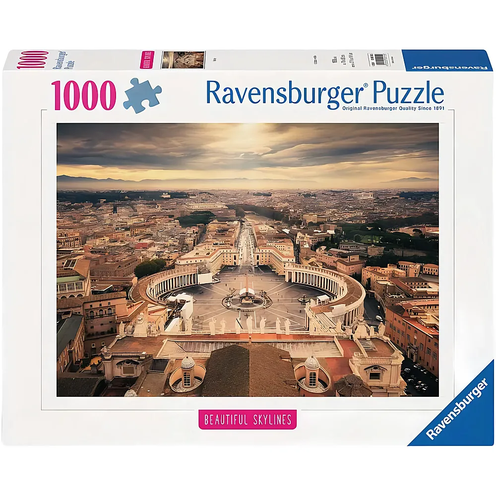 Ravensburger Puzzle Beautiful Skylines Rome 1000Teile