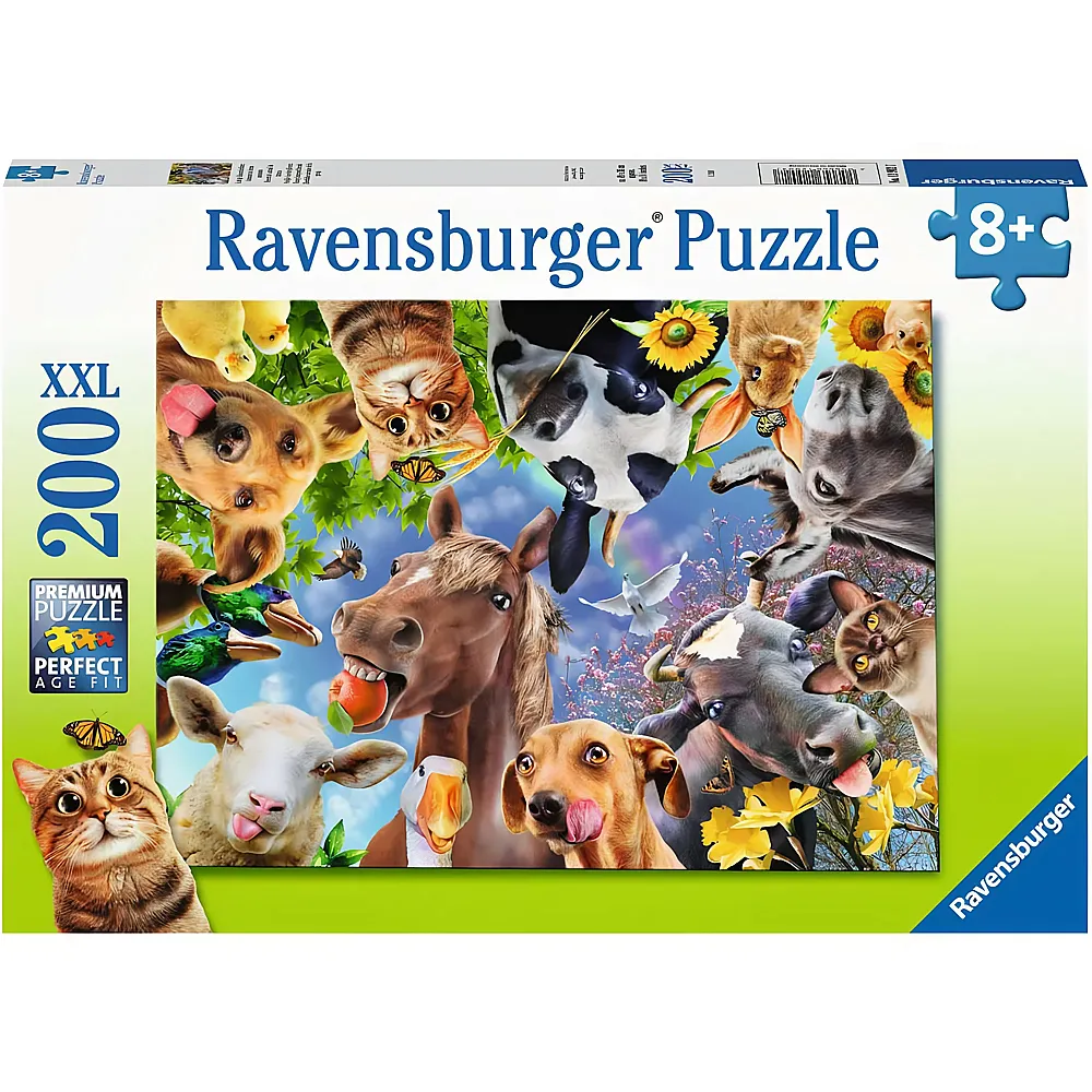 Ravensburger Puzzle Lustige Bauernhoftiere 200XXL