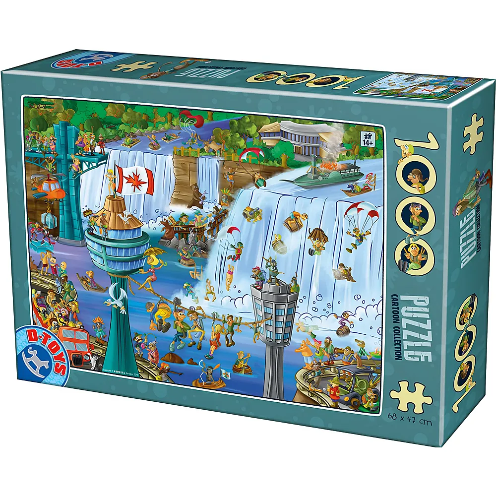 DToys Puzzle Cartoon Collection Niagara Falls 1000Teile