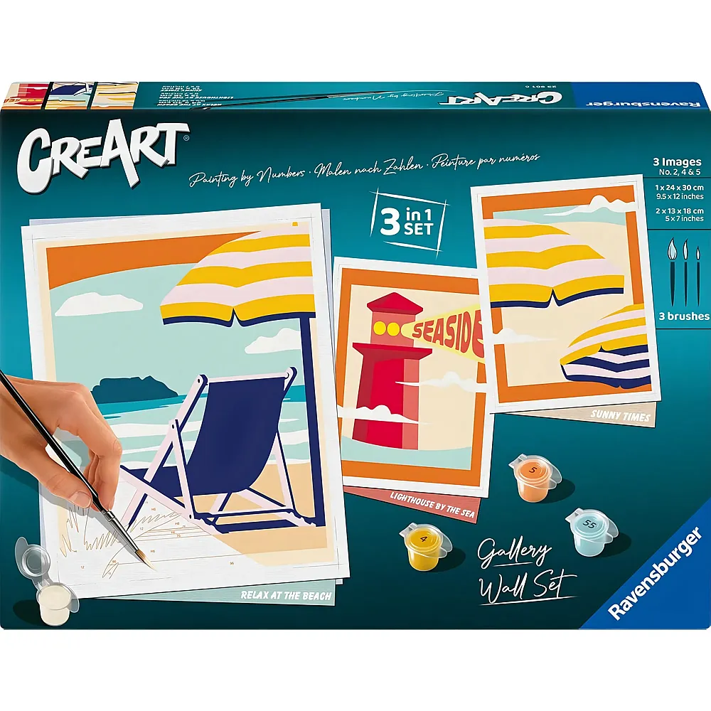 Ravensburger CreArt Gallery Wall Set Am Strand