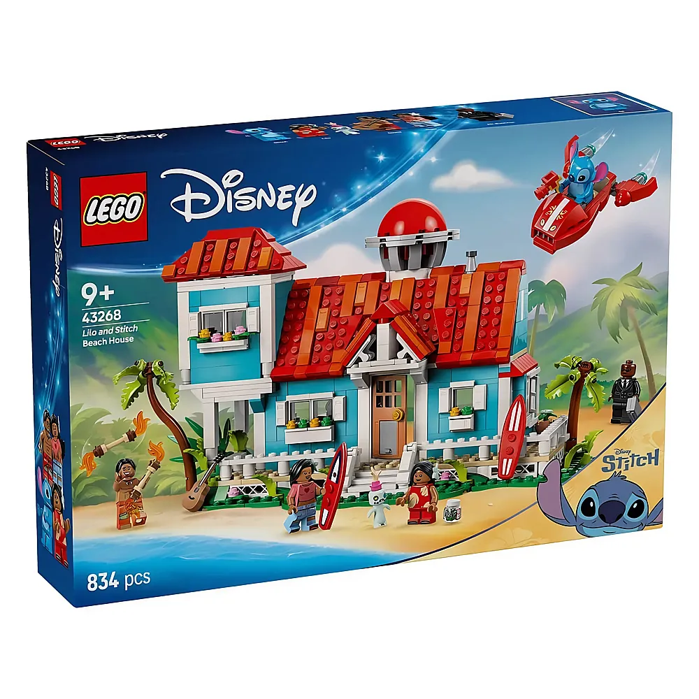 meinspielzeug - LEGO Disney Classic Das Strandhaus aus Lilo und Stitch 43268 Lilo & Stitch | Klemmbausteine