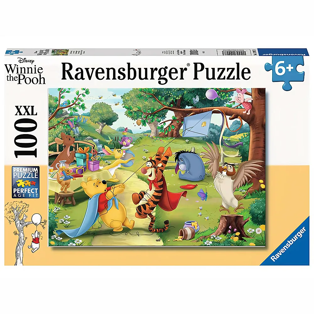 Ravensburger Puzzle Winnie Pooh Die Rettung 100XXL