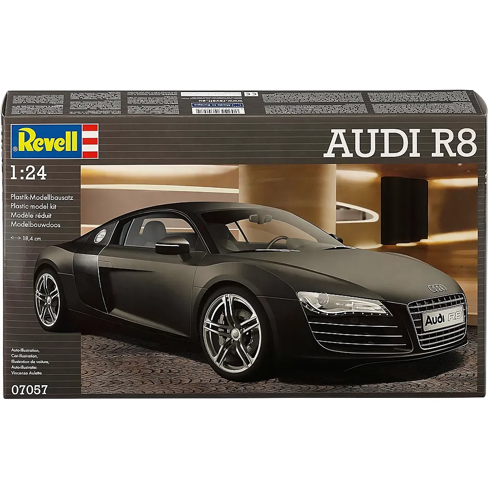 Revell Level 3 Audi R8 matt schwarz
