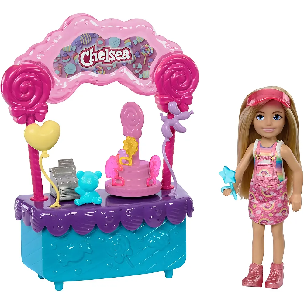 Barbie Lolli-Stand Spielset mit Chelsea-Puppe