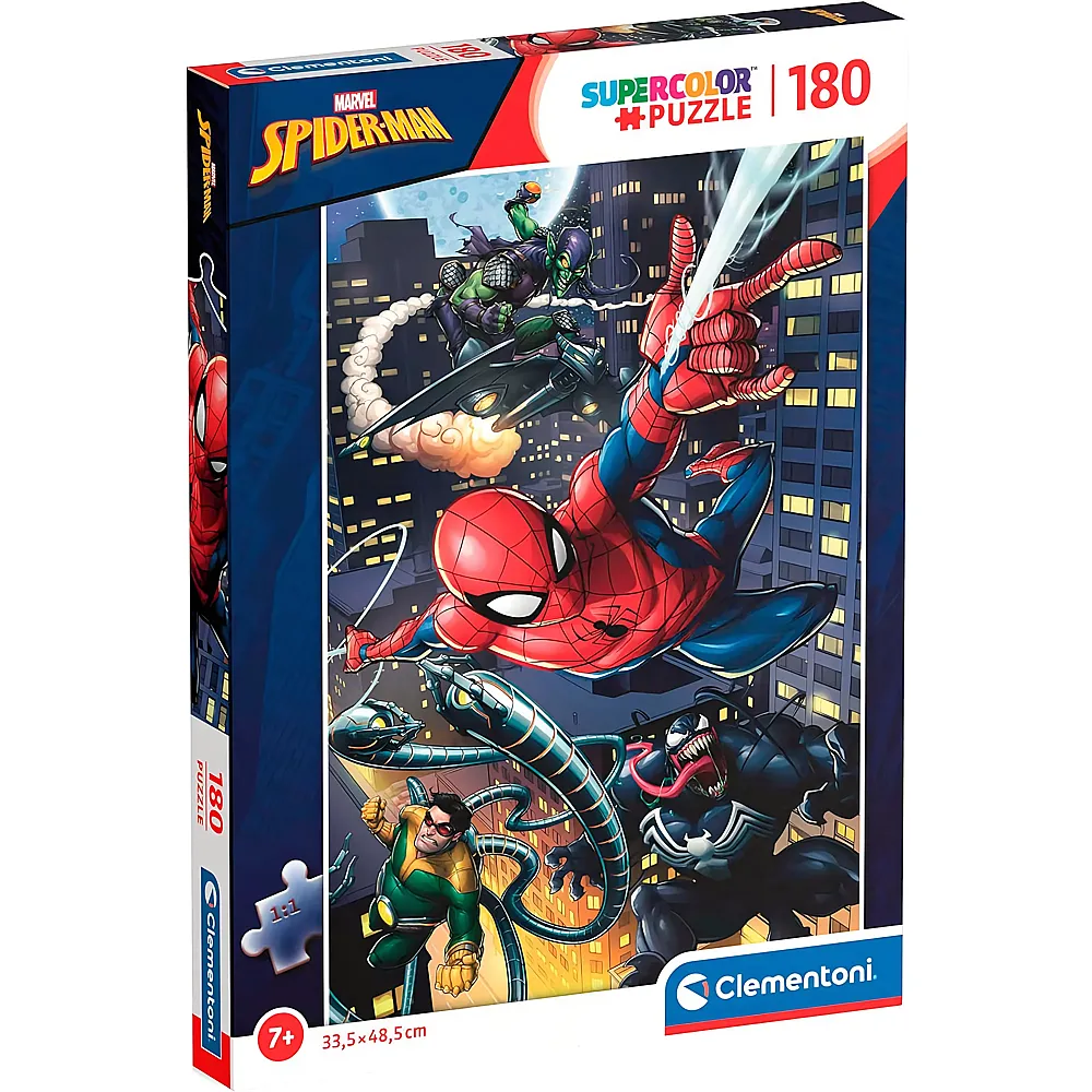 Clementoni Puzzle Supercolor Spiderman 180Teile
