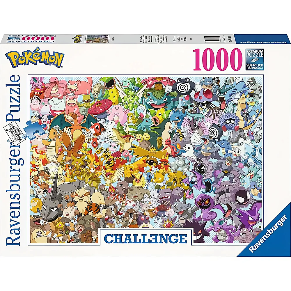 Ravensburger Puzzle Challenge Pokmon 1000Teile