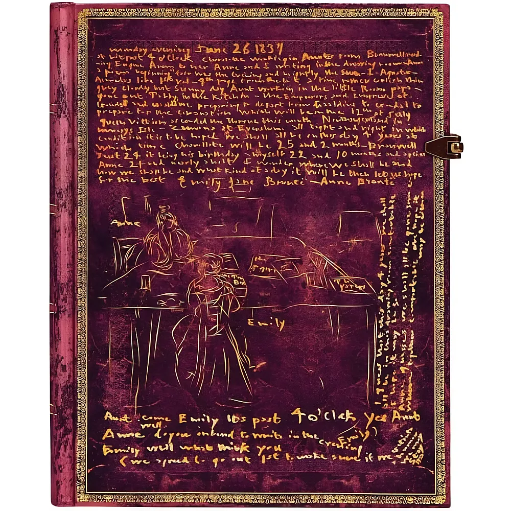Paperblanks Notizbuch Die BrontGeschwister