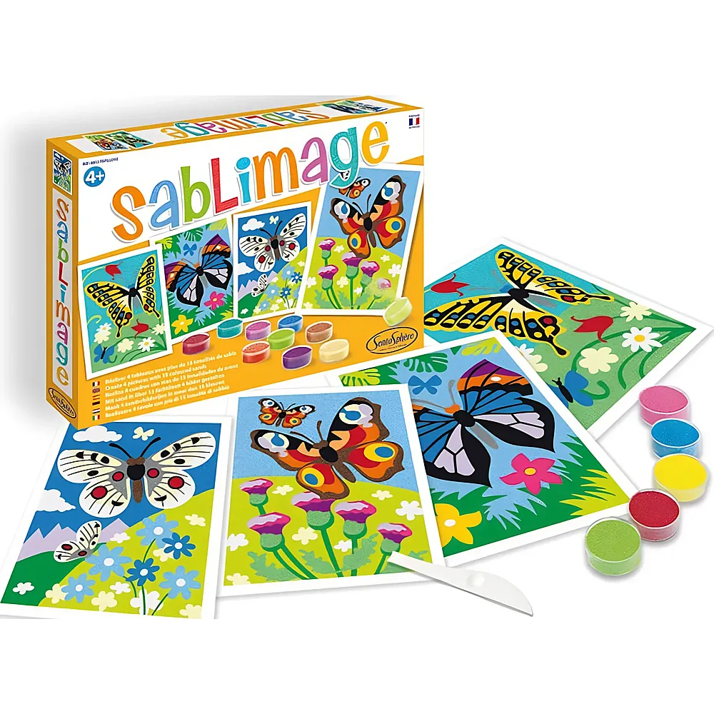 Sentosphere Sablimage Sandbilder Schmetterlinge