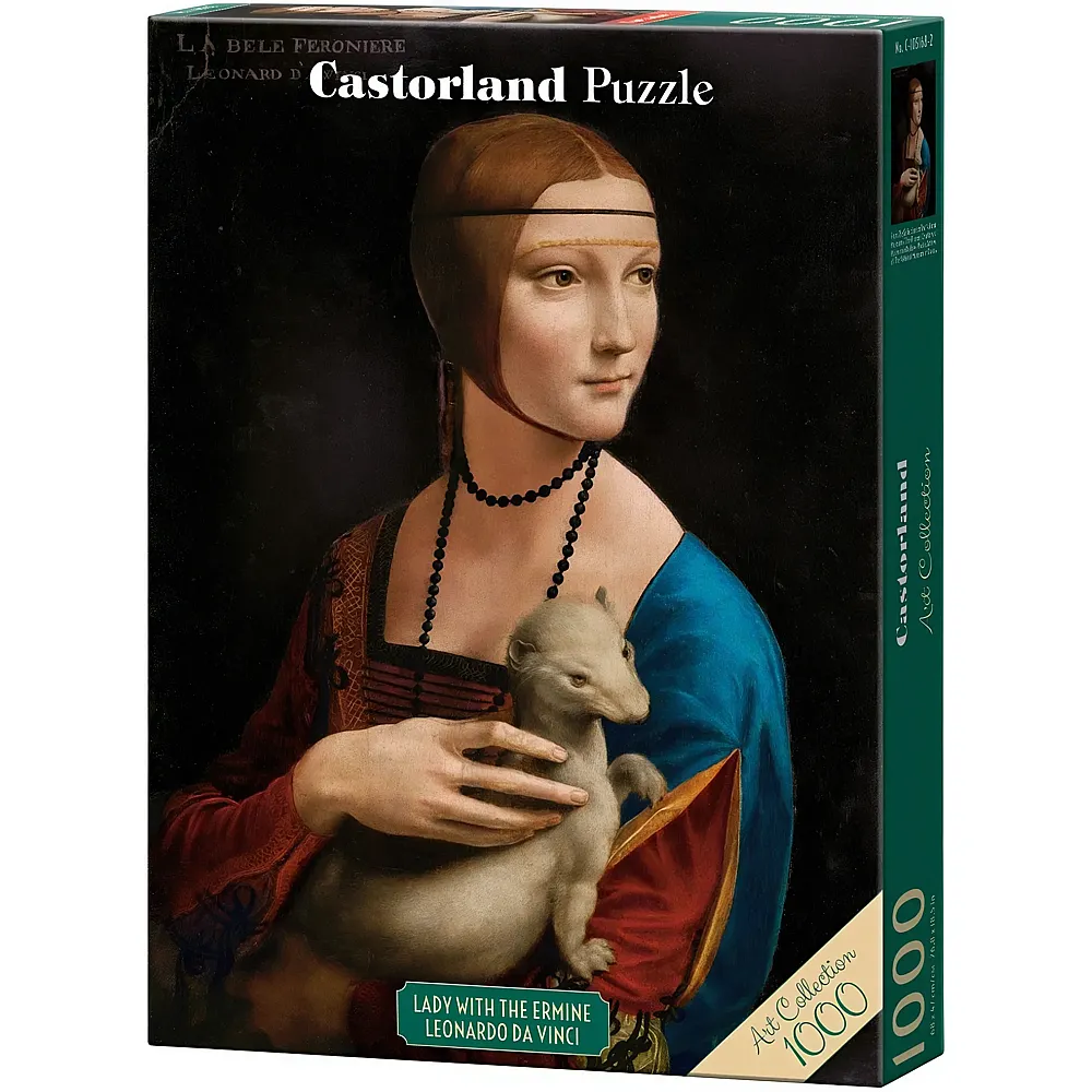 Castorland Puzzle Art Collection Lady with the Ermine, Leonardo da Vinci 1000Teile