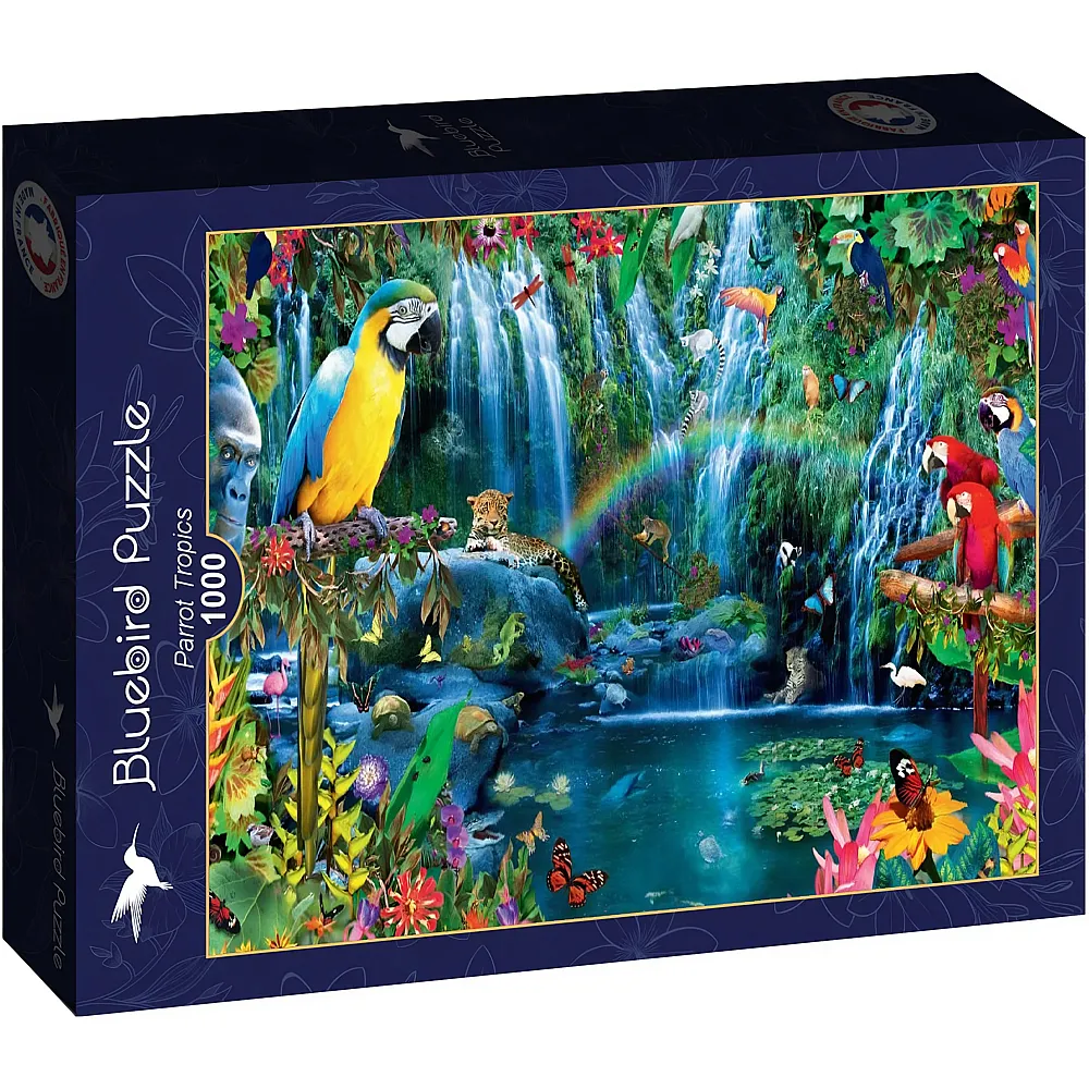 Bluebird Puzzle Parrot Tropics - 1000 Teile