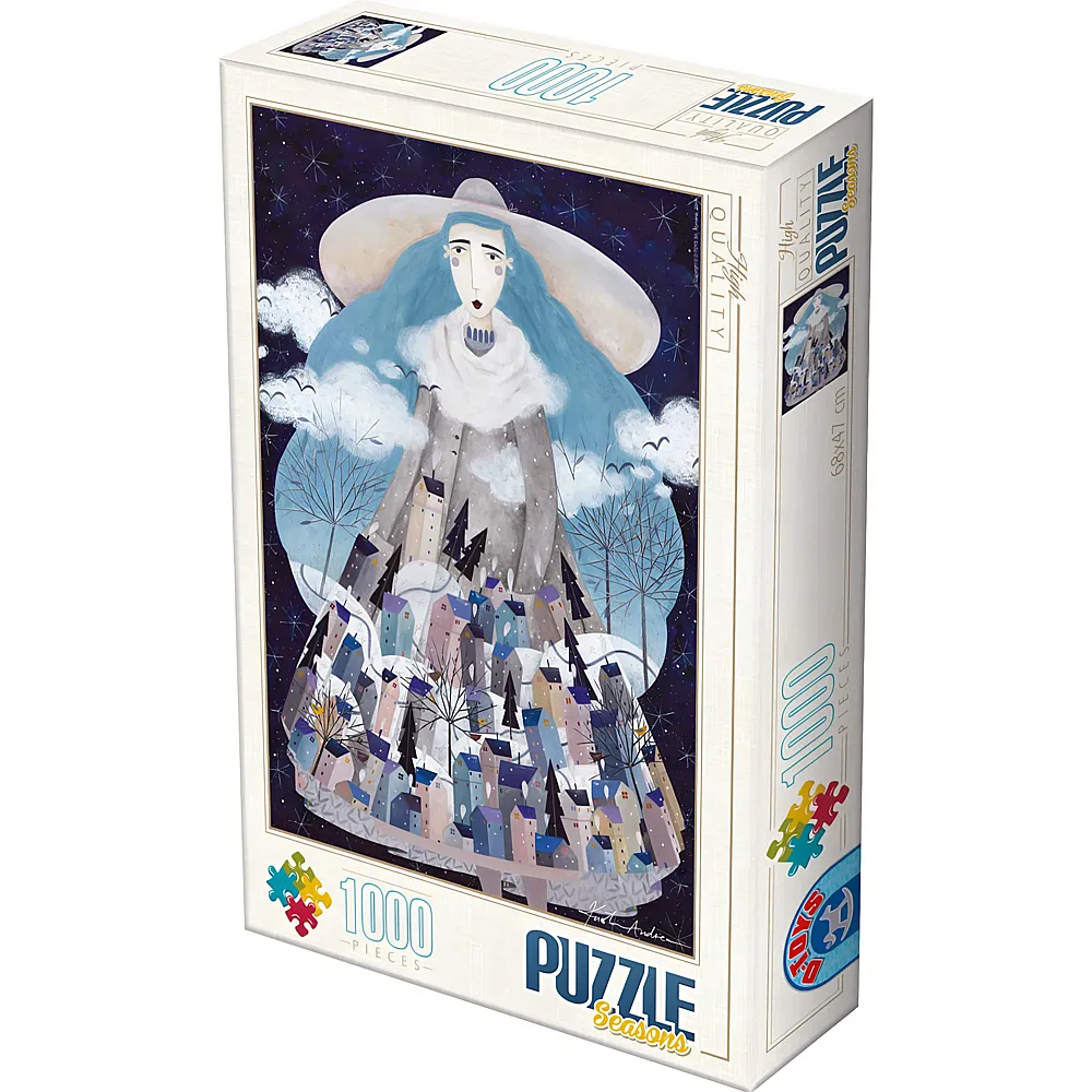 DToys Puzzle Andrea K�rti - Winter - 1000 Teile