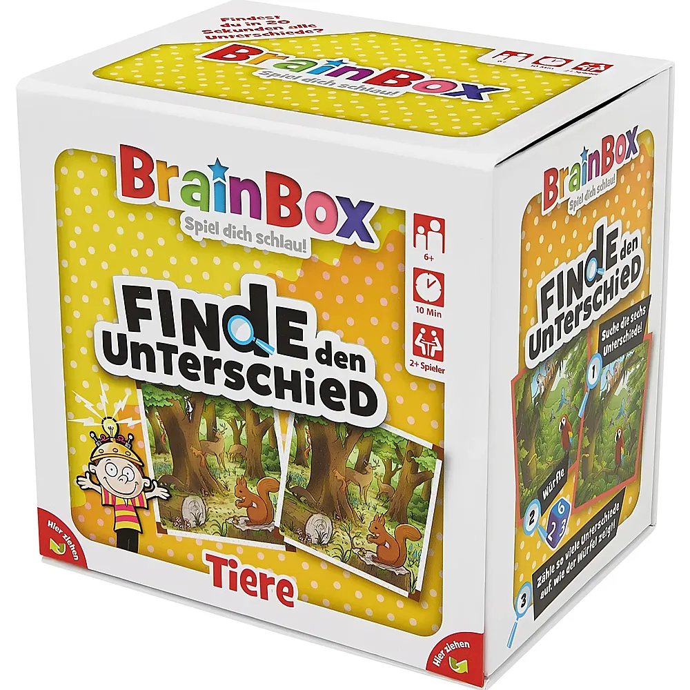 BrainBox - Finde Den Unterschied Tiere: Gioco Di Memoria E Osservazione Per Bambini Dai 6 Anni (tedesco)