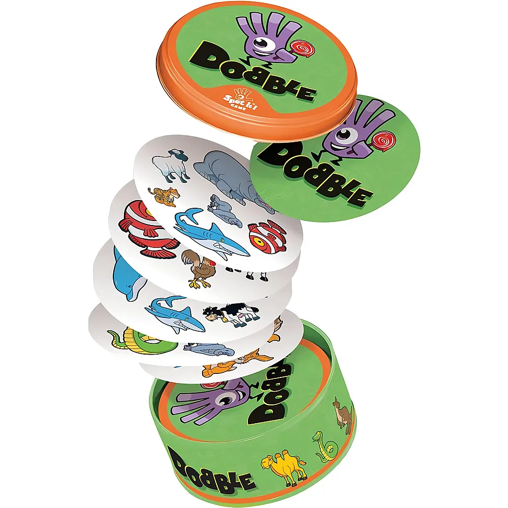 Asmodee  Zygomatic  Dobble Kids  Kinderspiel  Kartenspiel  2-5 Spieler  Ab 4+ Jahren  10 Minuten  Deutsch