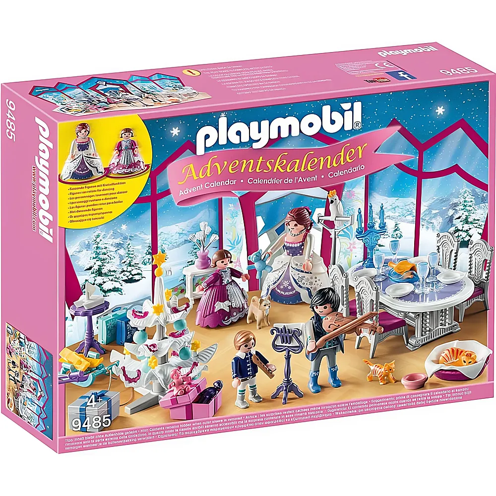 PLAYMOBIL Princess Adventskalender Weihnachtsball im Kristallsaal 9485