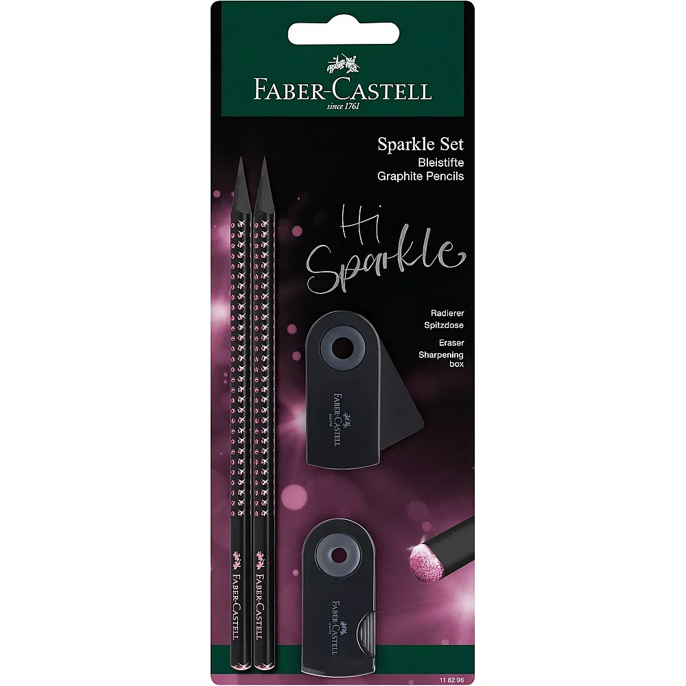 Faber-Castell Schreibset Sparkle Mid rose