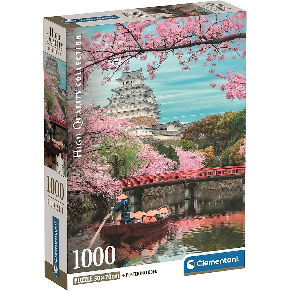 Clementoni Puzzle High Quality Collection Burg Himeji - 1000 Teile