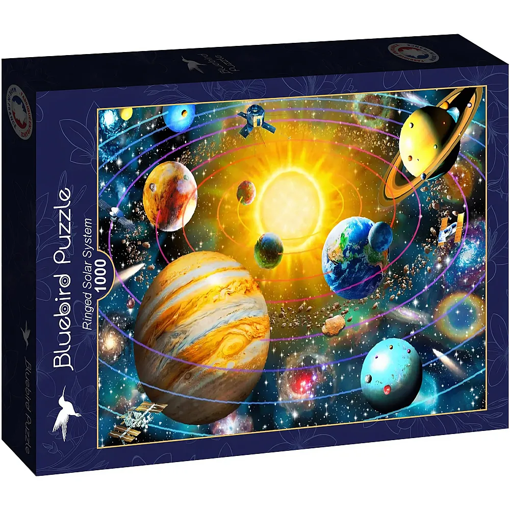 Bluebird Puzzle Adrian Chesterman Ringed Solar System 1000Teile