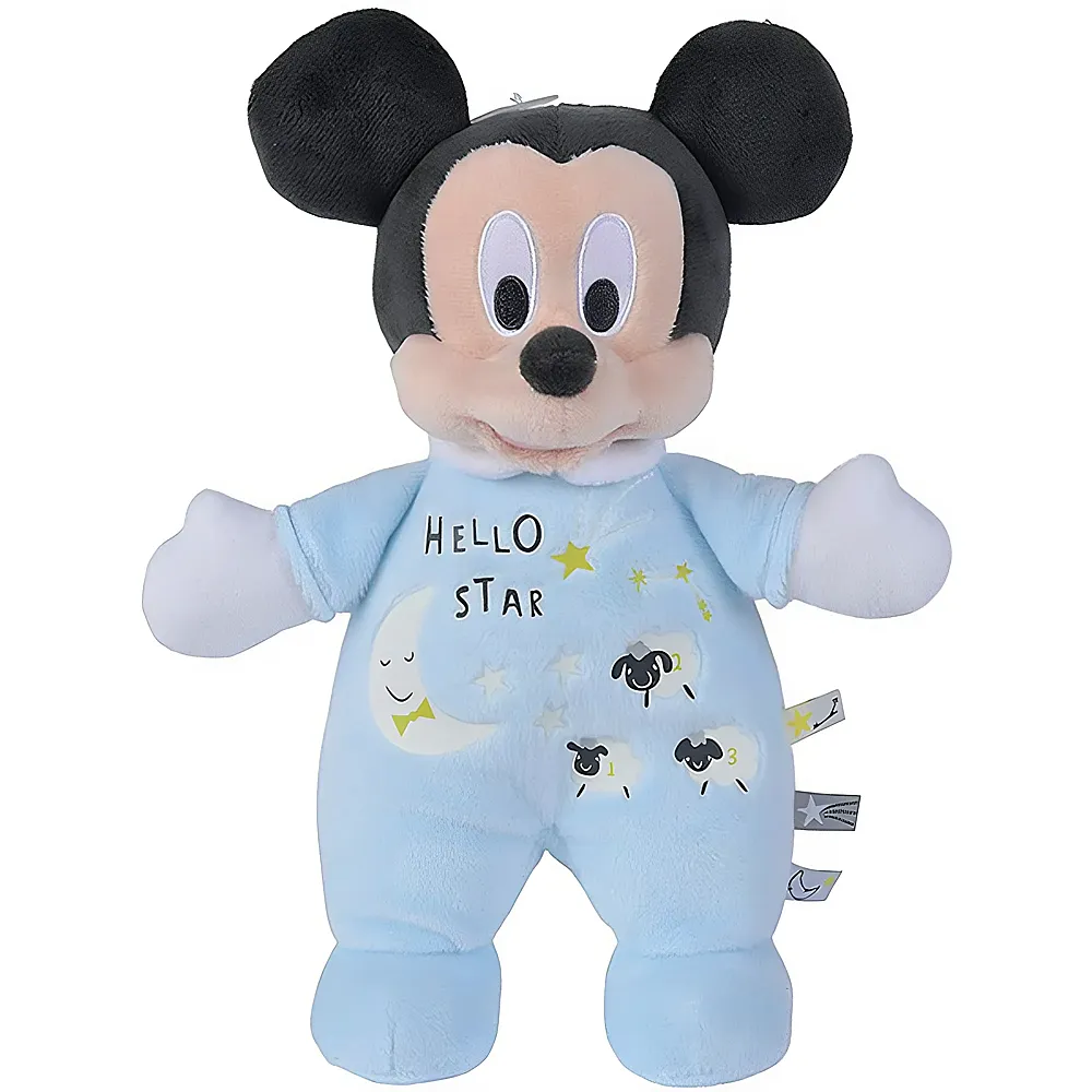 Simba Glow in the Dark Starry Night Mickey Mouse 25cm