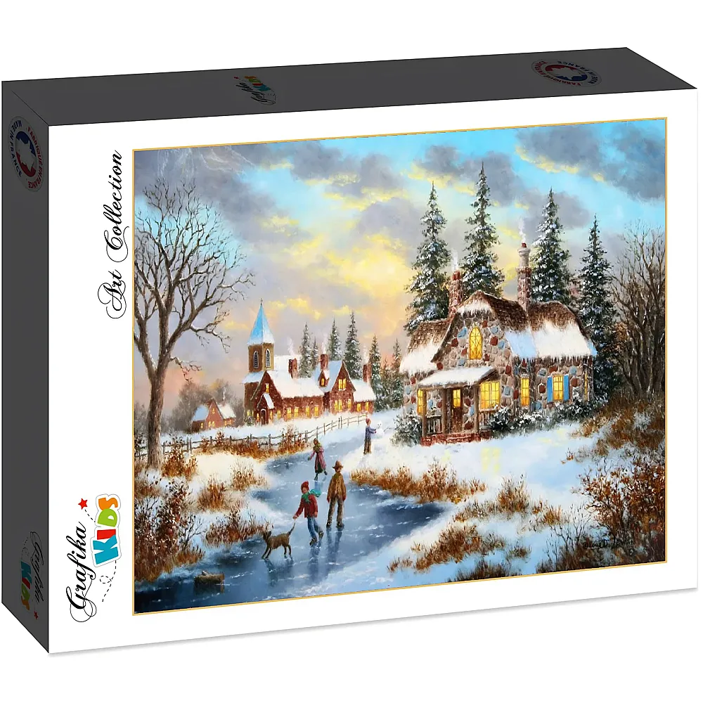 Grafika Puzzle Art Collection Dennis Lewan Grafika Kids A Mid-Winter's Eve - 12 Teile