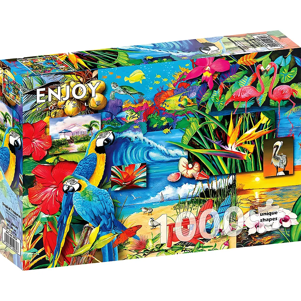 Enjoy Puzzle Tr�sors Tropicaux - 1000 Teile