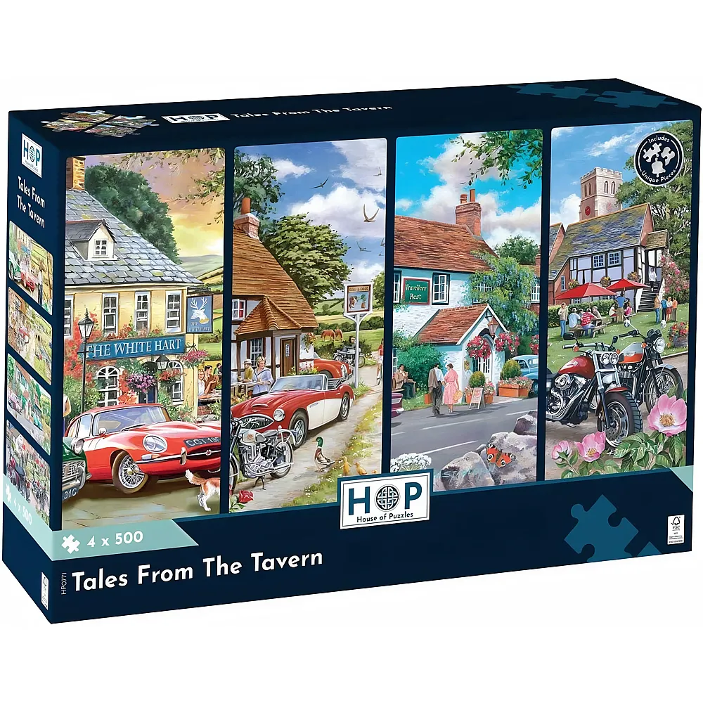 HOP - House of Puzzles 4in1 Tales From The Tavern - 500 Teile