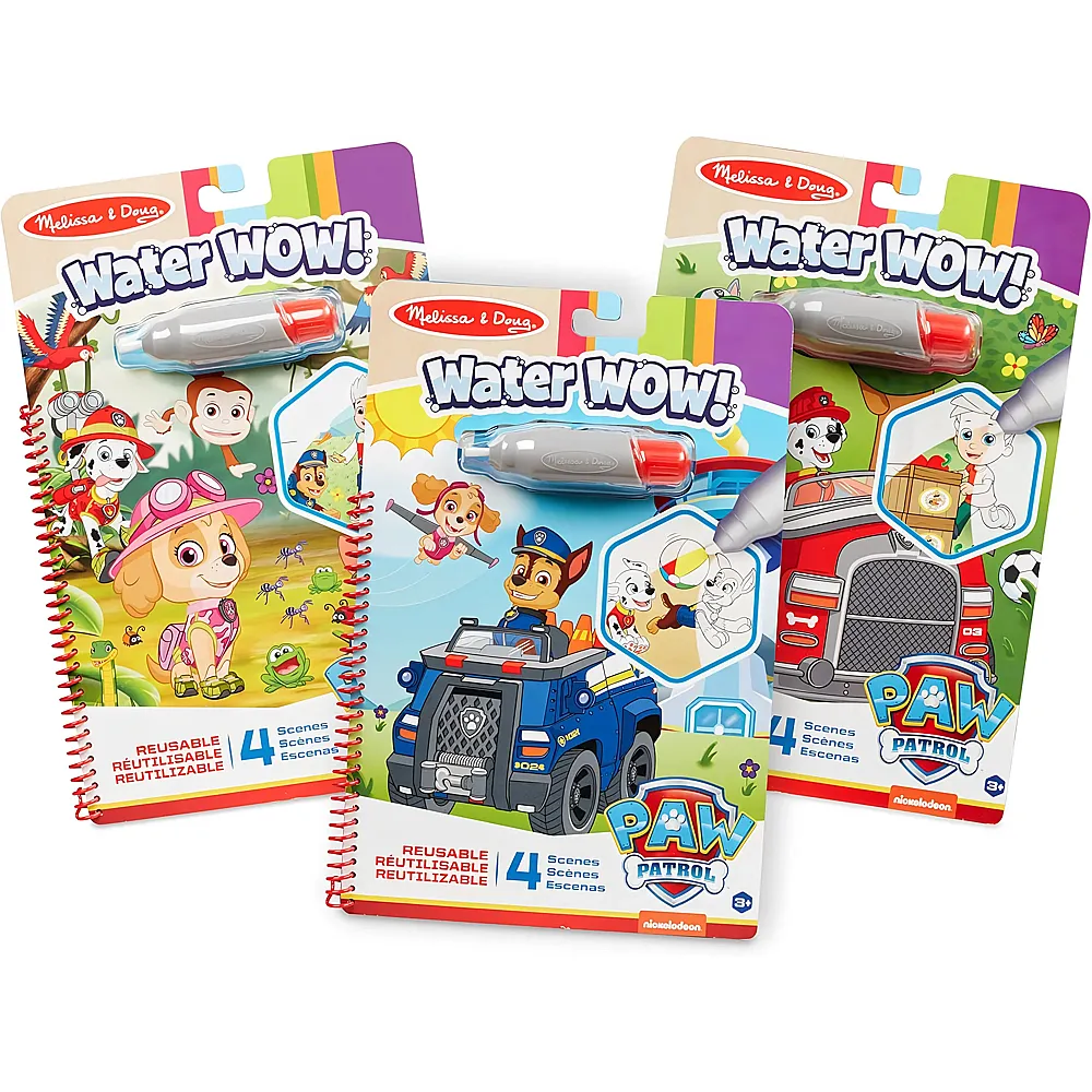 Melissa & Doug Water Wow Paw Patrol Bundle