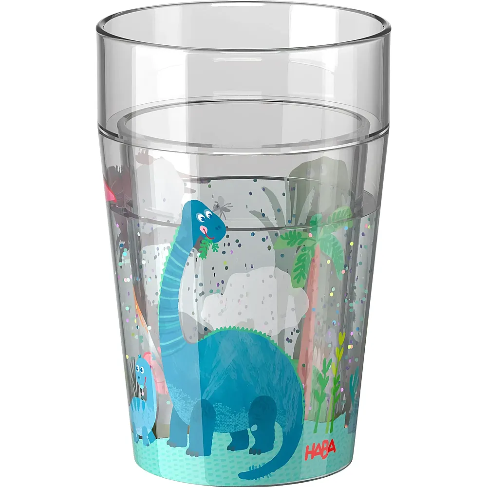 HABA Glitzerbecher Dino