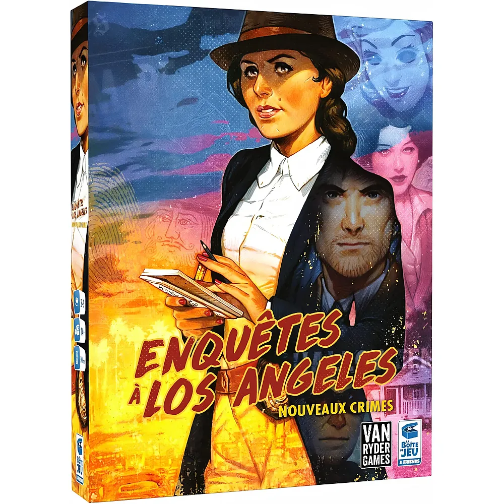 LA Boite DE Jeu Enquetes A Los Angeles - Nouveaux Crimes FR