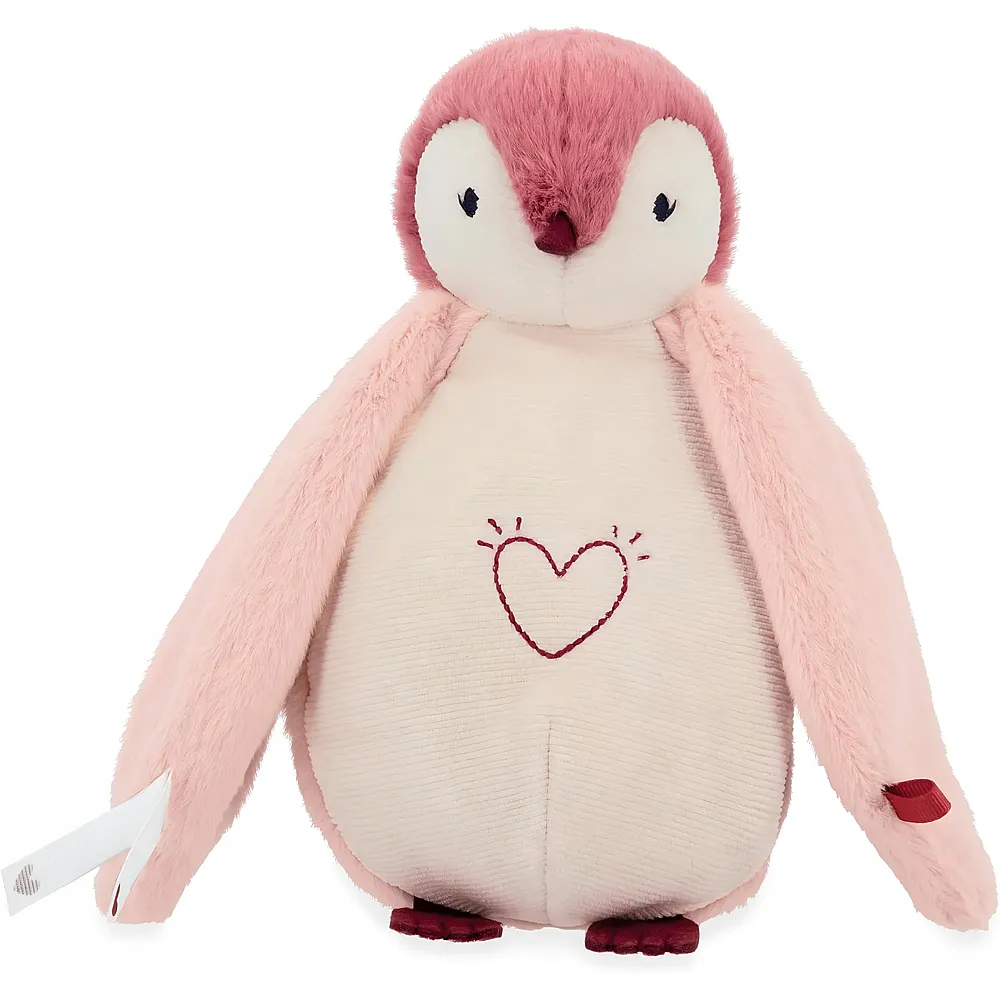 Kaloo Complices Pinguin Musikalisches und Leuchtendes Baby-Nachtlicht Rosa 20cm