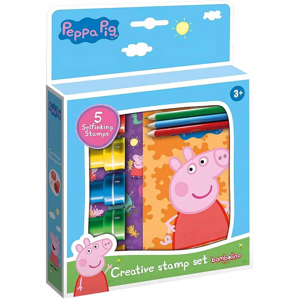 Bambolino Toys Kreatives Stempelset mit Peppa Pig