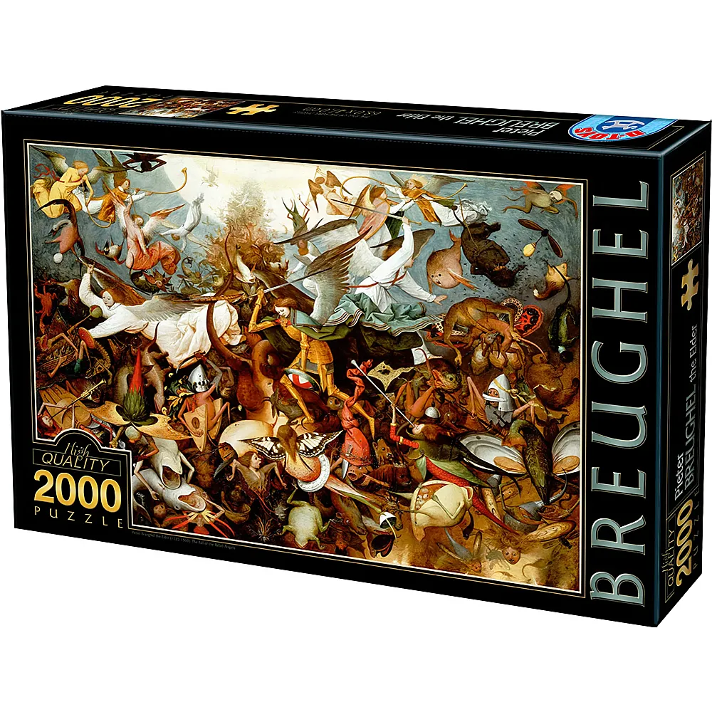 DToys Puzzle Pieter Brueghel Der Sturz der rebellierenden Engel, 1562 2000Teile