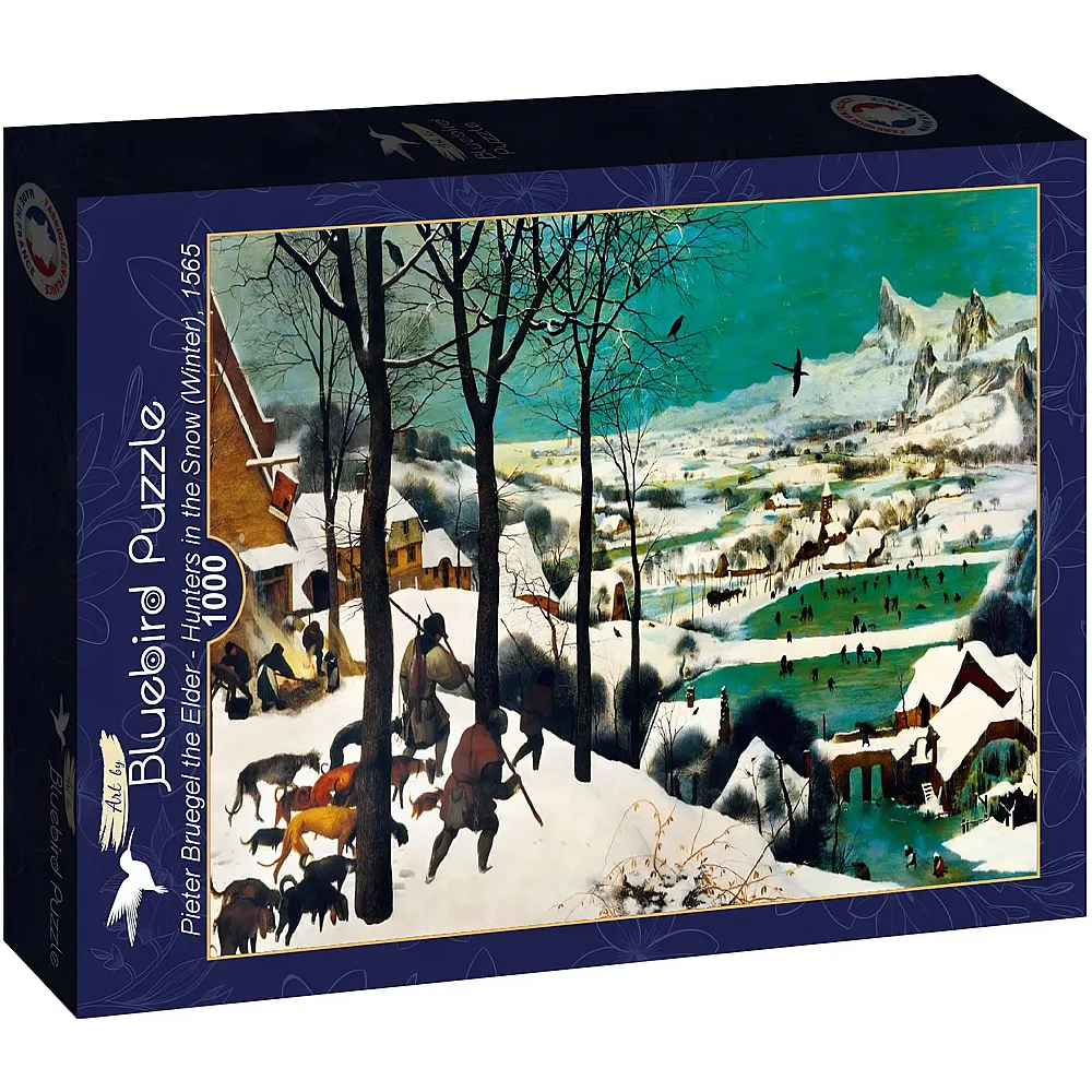 Bluebird Puzzle Pieter Bruegel Hunters in the Snow Winter, 1565 1000Teile