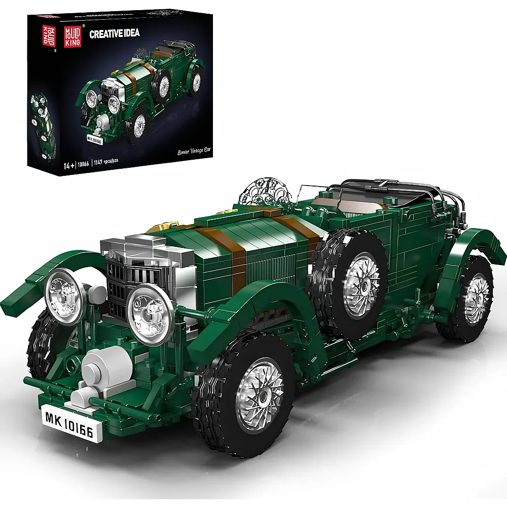Mould King Creative Idea Oldtimer Sportwagen Gr�n 10166
