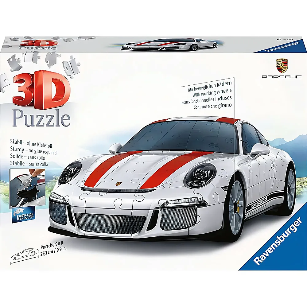 Ravensburger Puzzle Porsche 911 R 133Teile