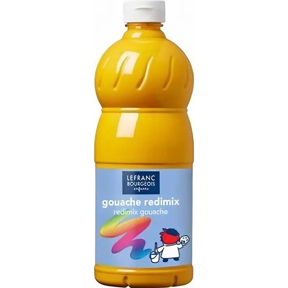 Lefranc Bourgeois Lfb Flssige Tempera Redimix 500ml Flasche - Goldgelb - Suche