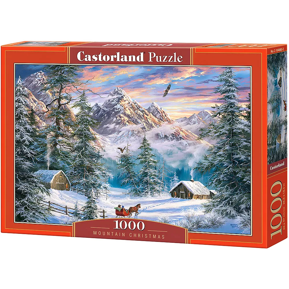 Castorland Puzzle Mountain Christmas 1000Teile