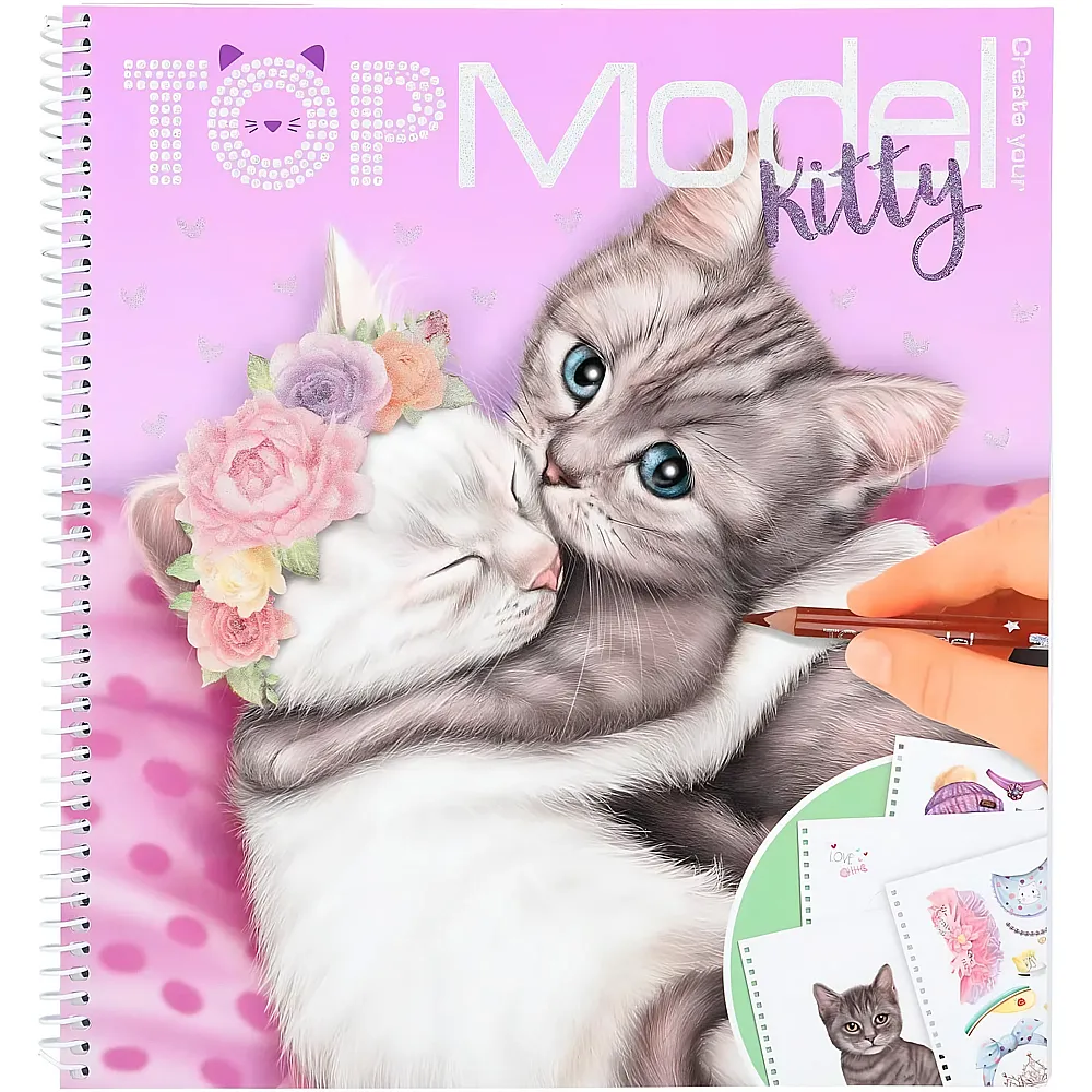 Depesche Malbuch Create your Kitty TopModel