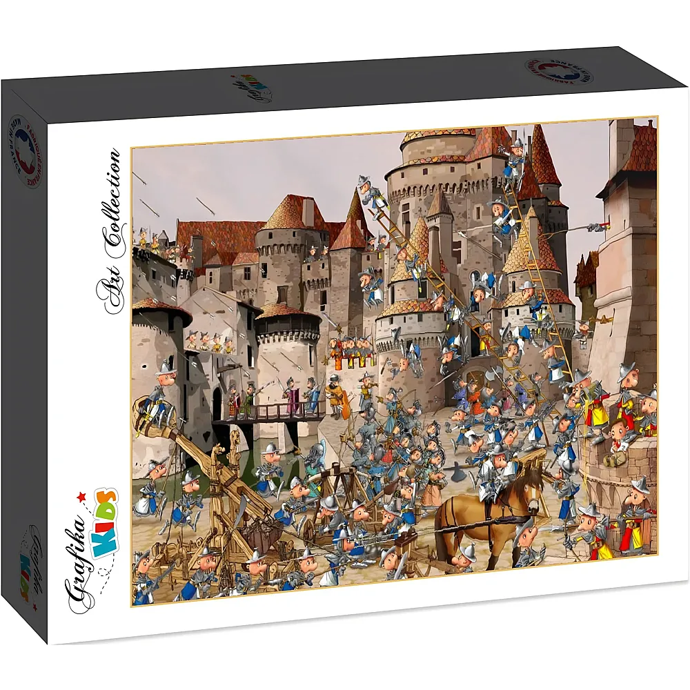 Grafika Puzzle Art Collection Franois Ruyer Grafika Kids Attack of the Castle - 12 Teile