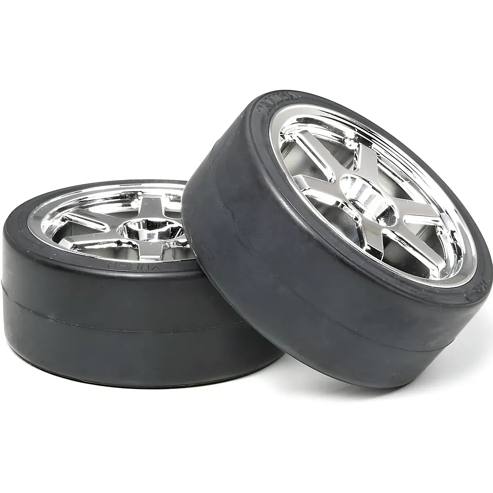 Tamiya Drift Tire/Mesh Wheel 6-spoke 2